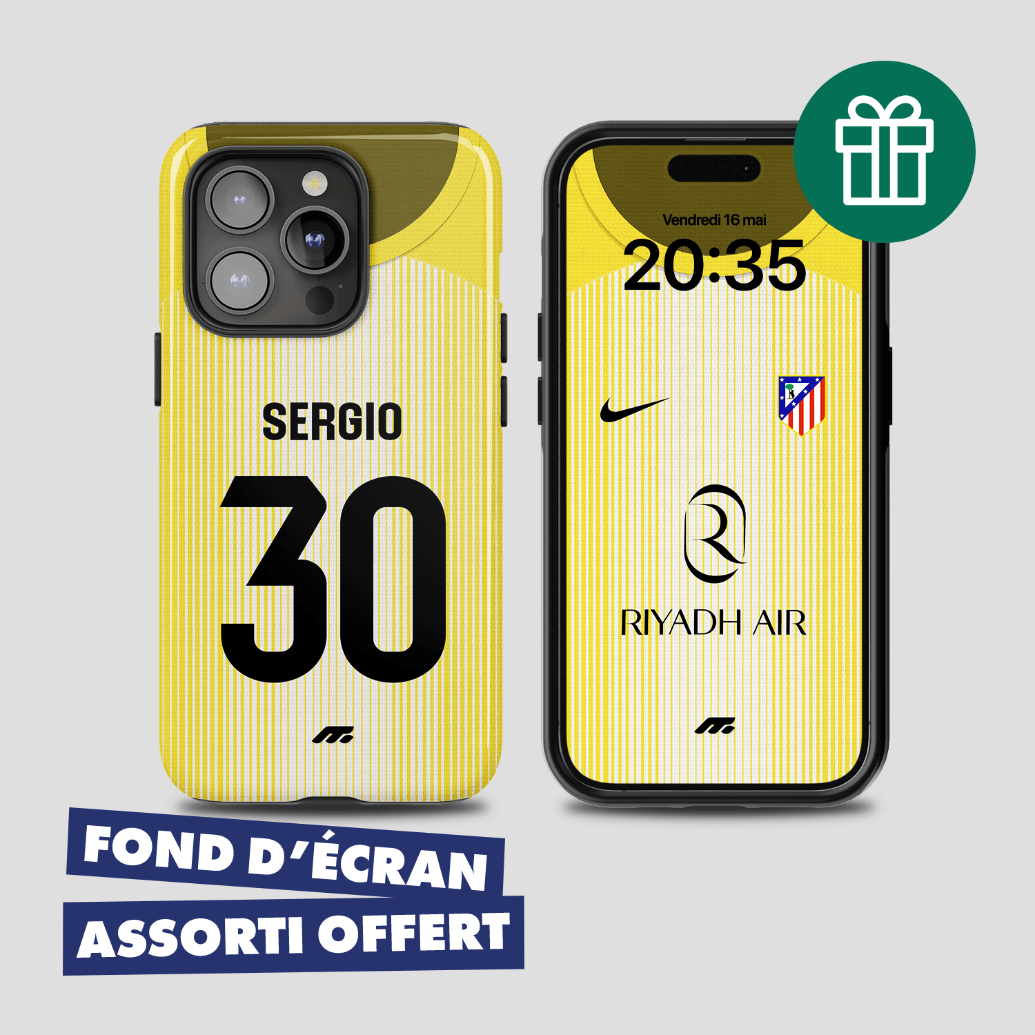 Coque Atletico Madrid personnalisable