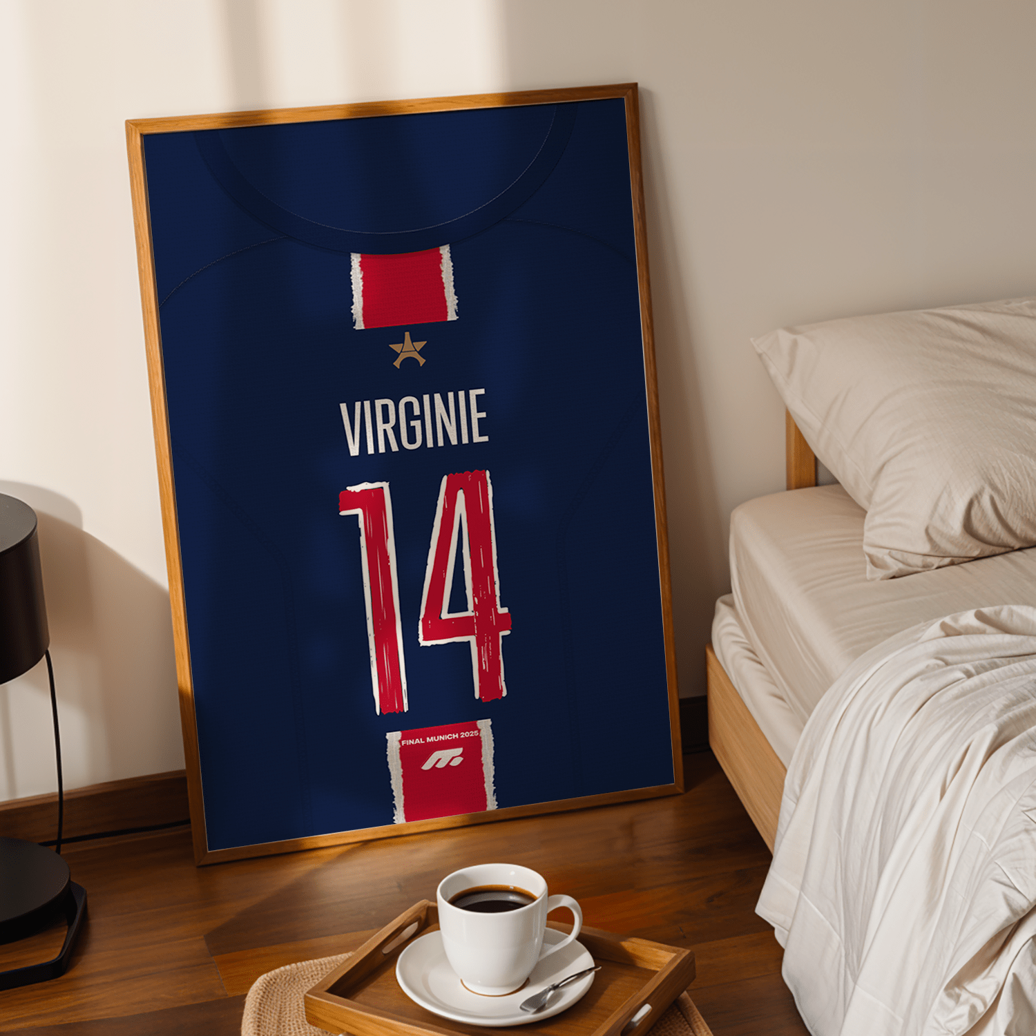 Affiche Paris Saint-Germain football personnalisable à imprimer