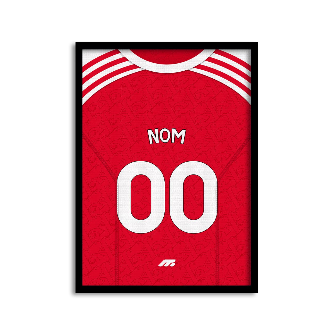 Affiche Arsenal FC football personnalisable à imprimer