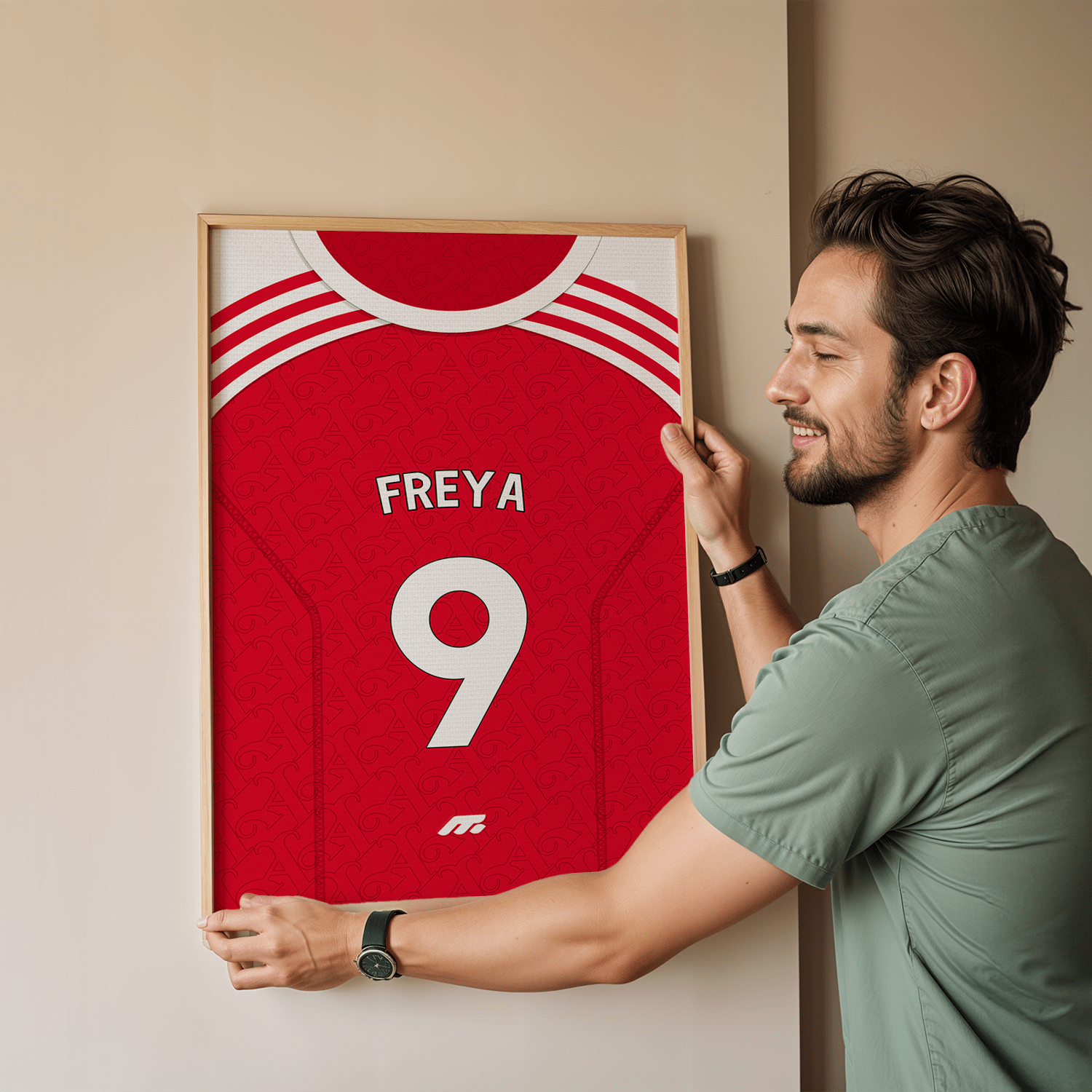 Affiche Arsenal FC football personnalisable à imprimer