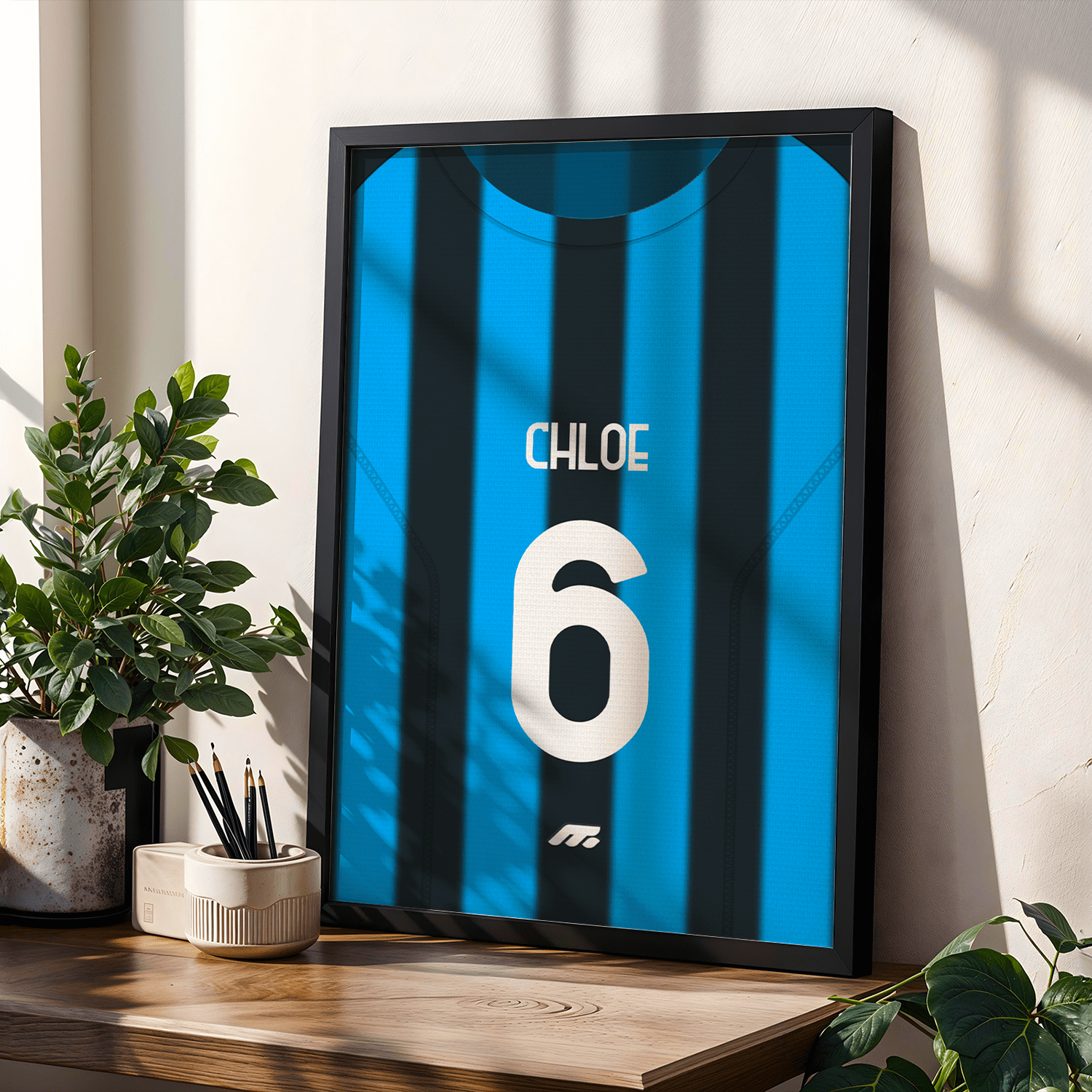 Affiche Atalanta football personnalisable à imprimer