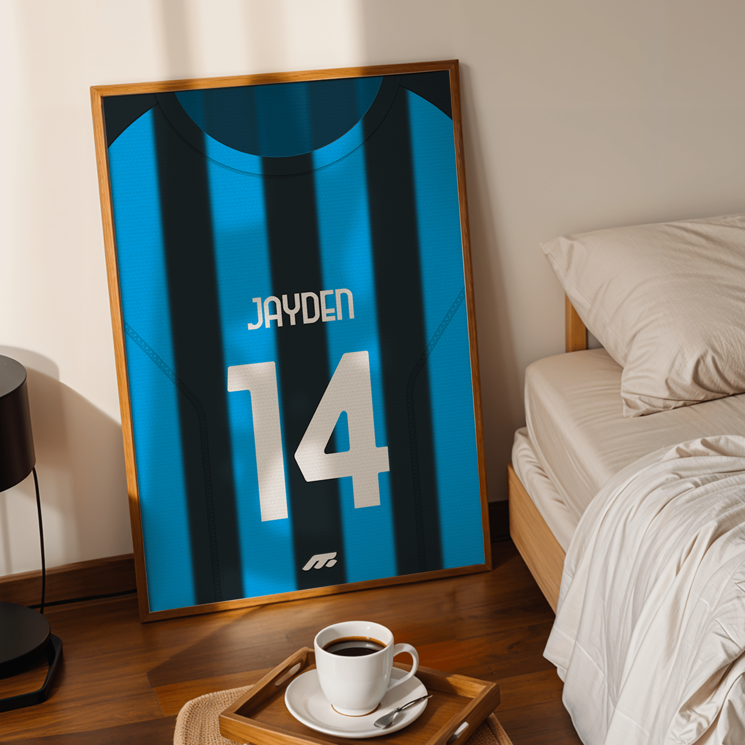 Affiche Atalanta football personnalisable à imprimer