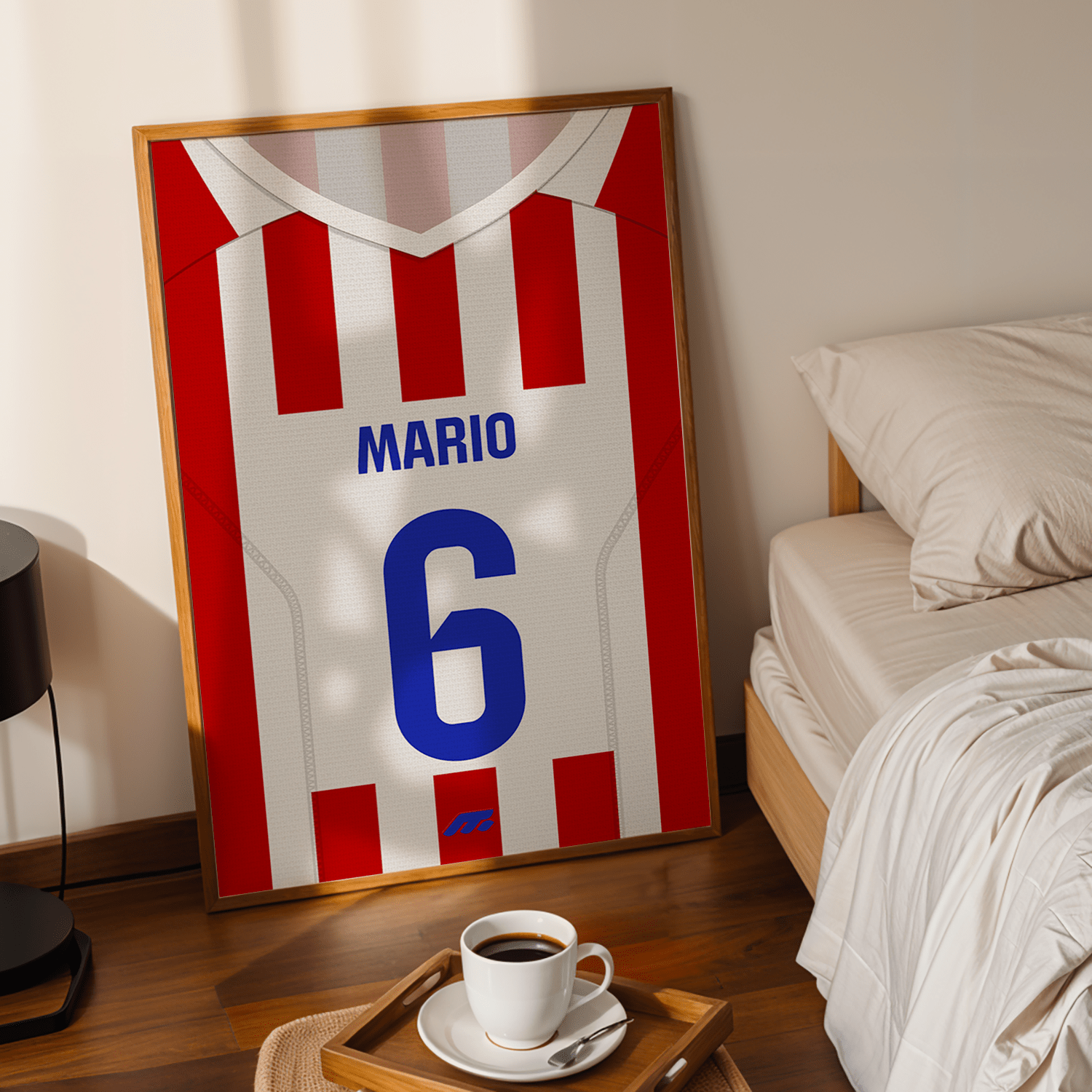 Affiche Atletico Madrid football personnalisable à imprimer