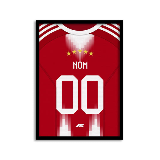 Affiche Bayern Munich football personnalisable à imprimer