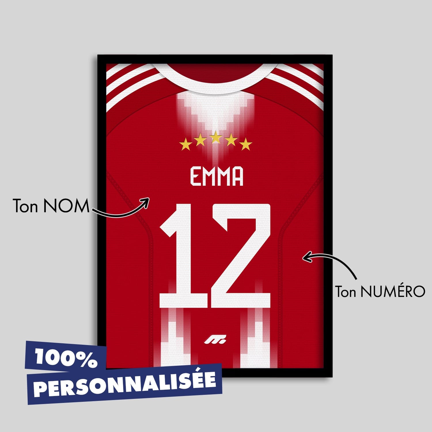 Affiche Bayern Munich football personnalisable à imprimer