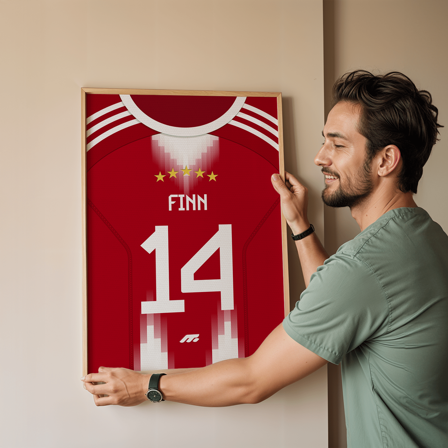 Affiche Bayern Munich football personnalisable à imprimer