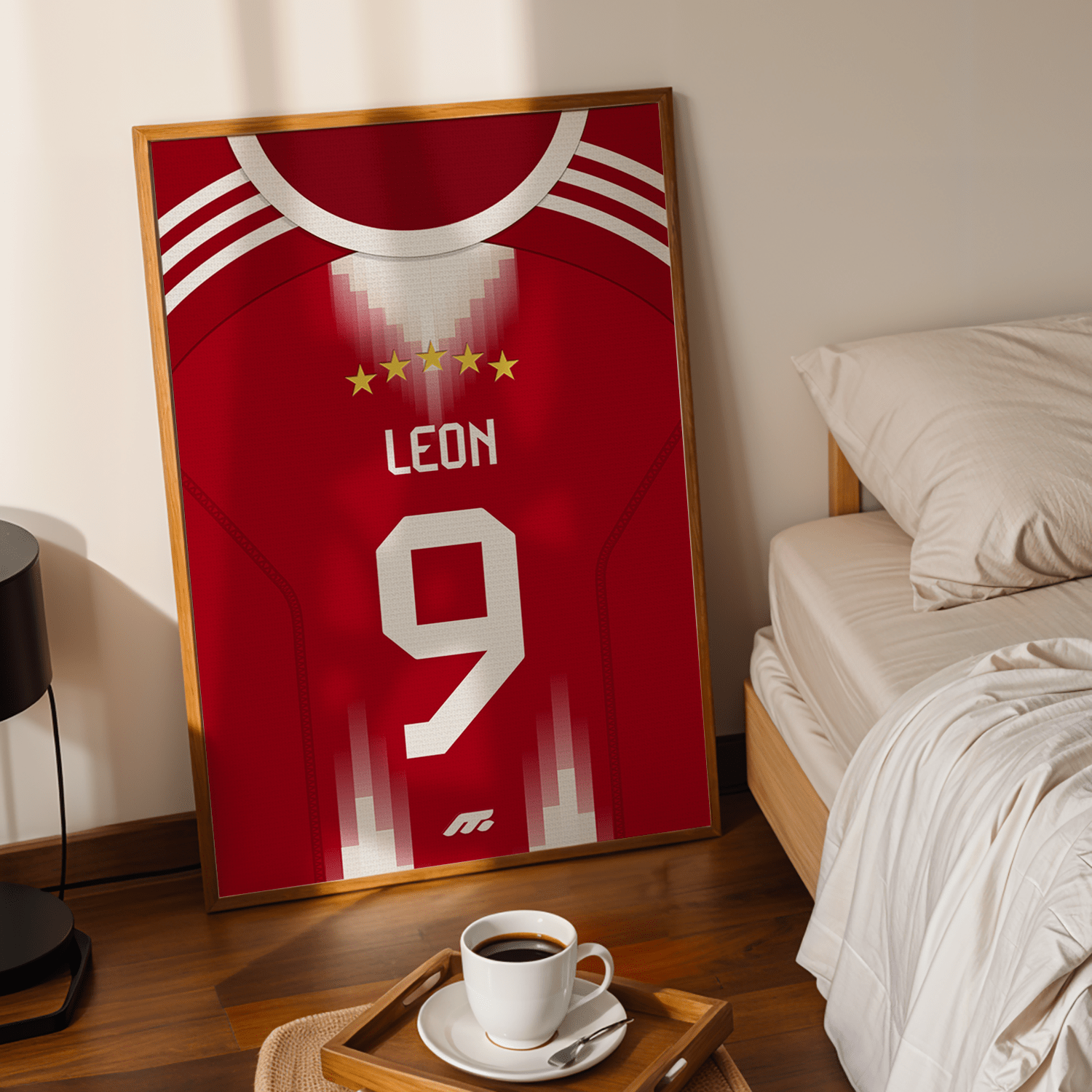 Affiche Bayern Munich football personnalisable à imprimer