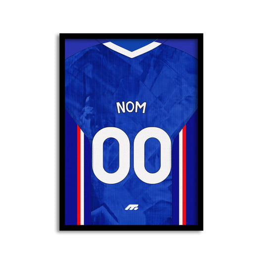 Affiche Chelsea FC football personnalisable à imprimer