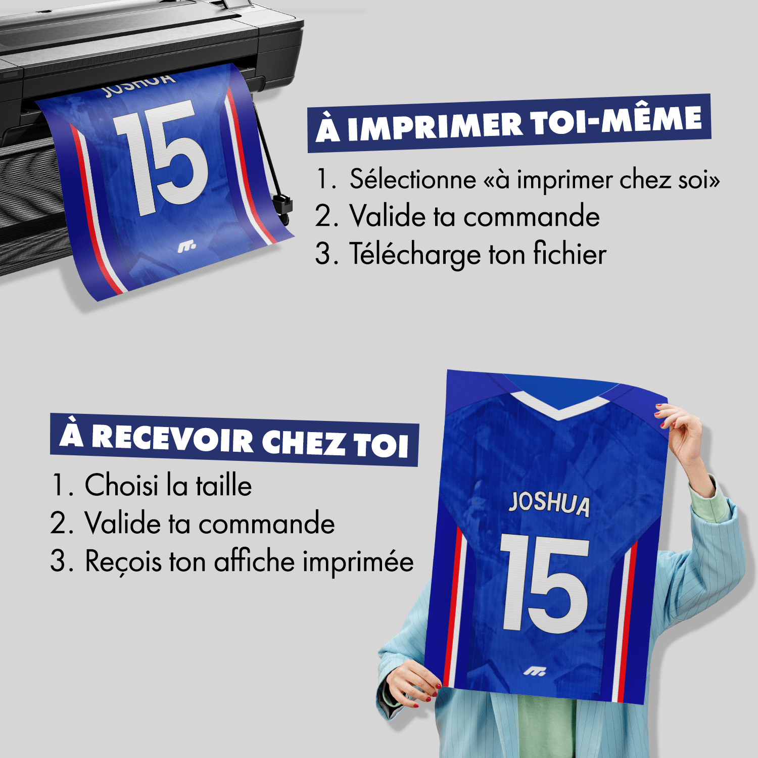 Affiche Chelsea FC football personnalisable à imprimer