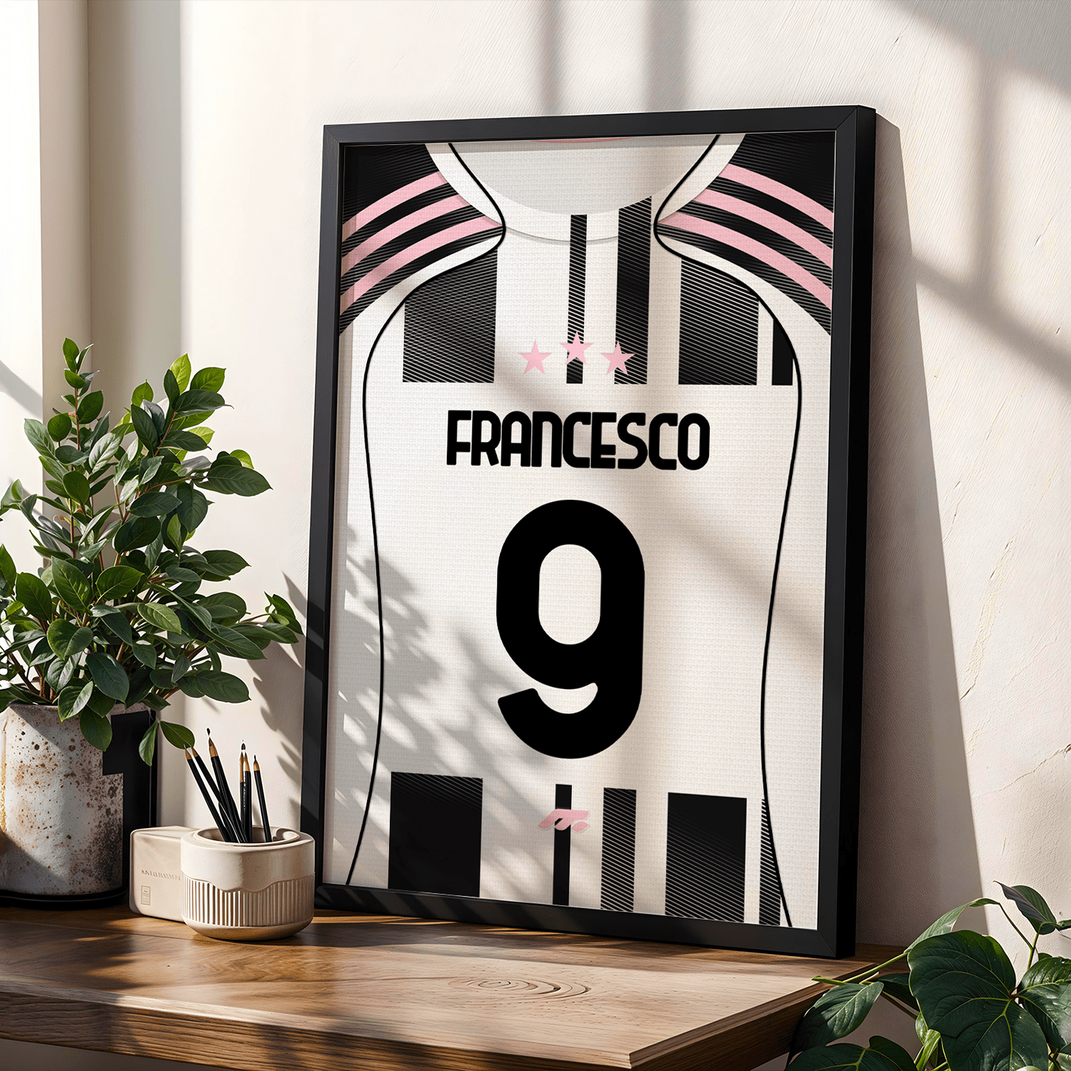 Affiche Juventus Turin football personnalisable à imprimer