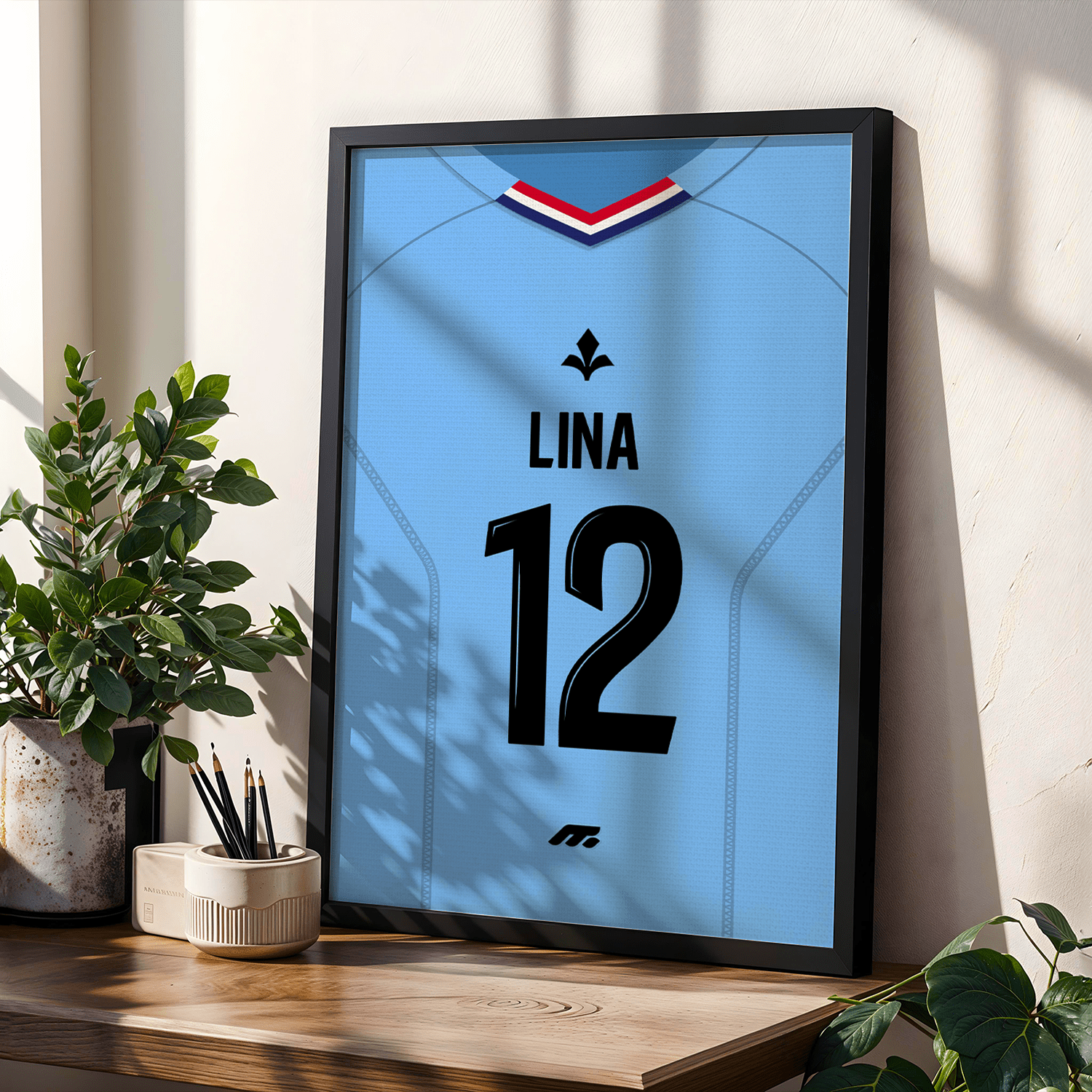 Affiche Lille Gardien OSC football personnalisable à imprimer