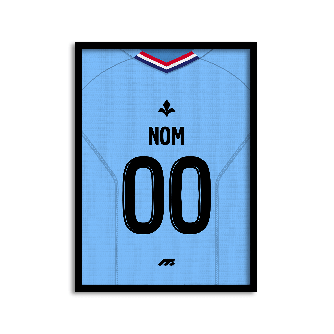 Affiche Lille Gardien OSC football personnalisable à imprimer