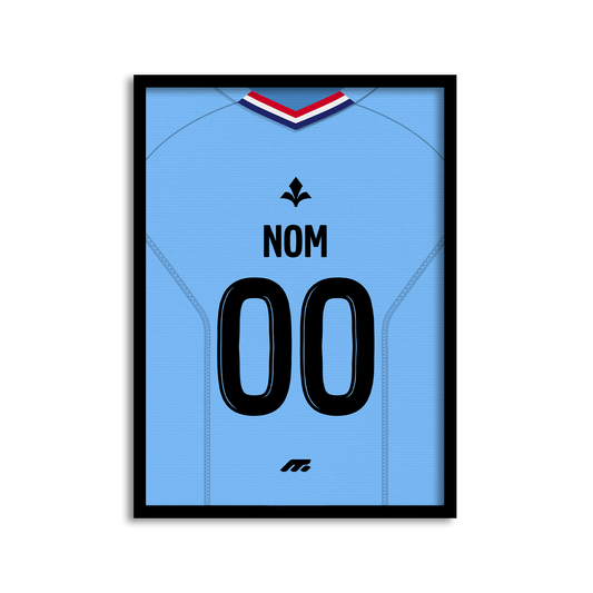 Affiche Lille Gardien OSC football personnalisable à imprimer