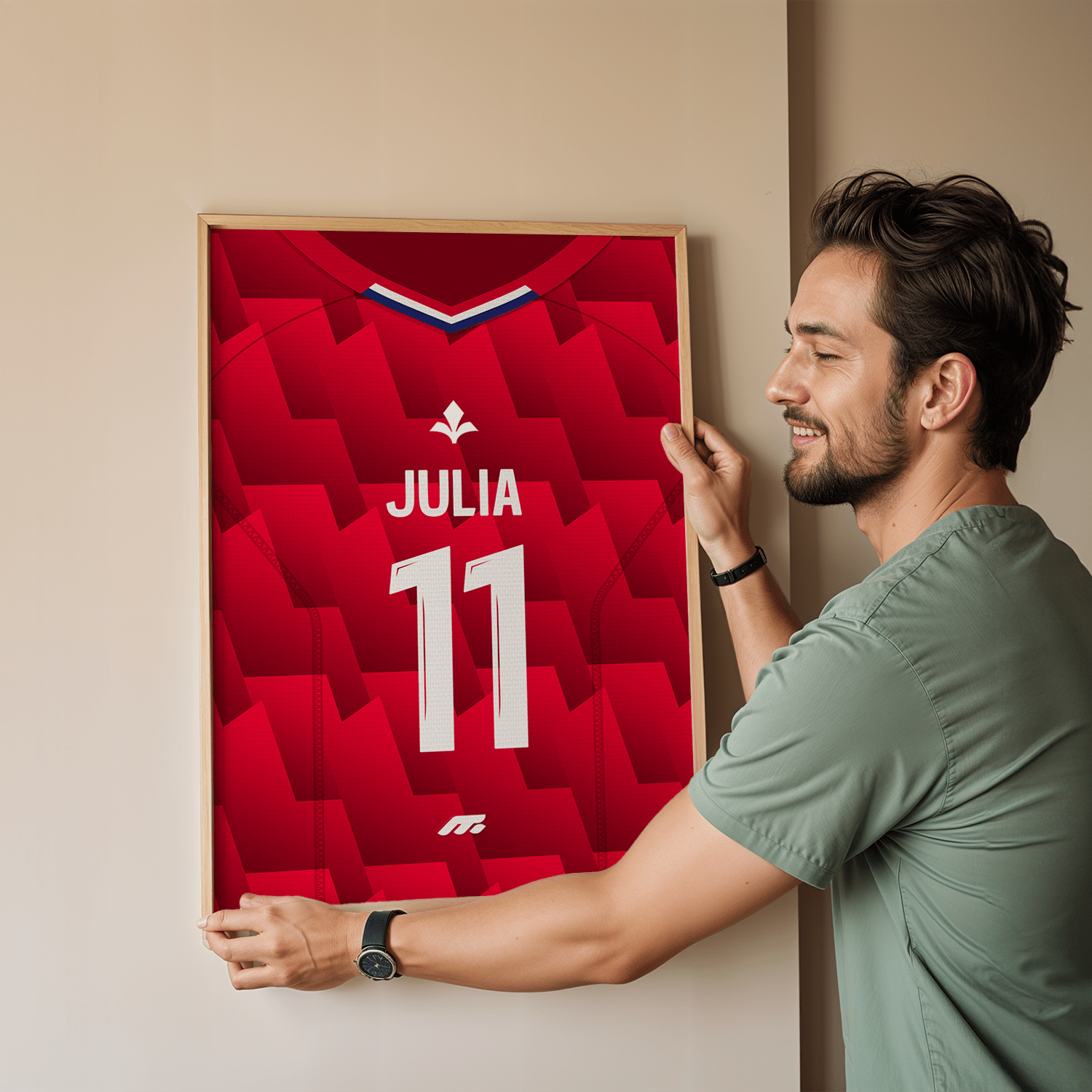 Affiche Lille OSC football personnalisable à imprimer