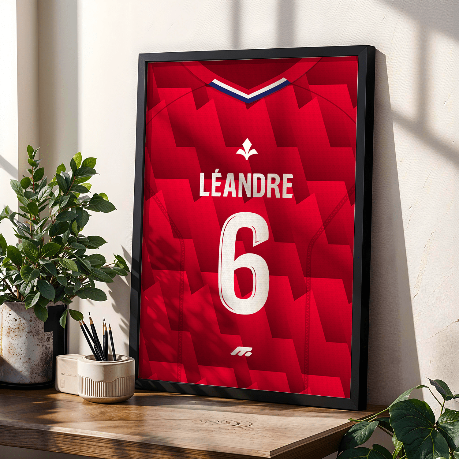 Affiche Lille OSC football personnalisable à imprimer