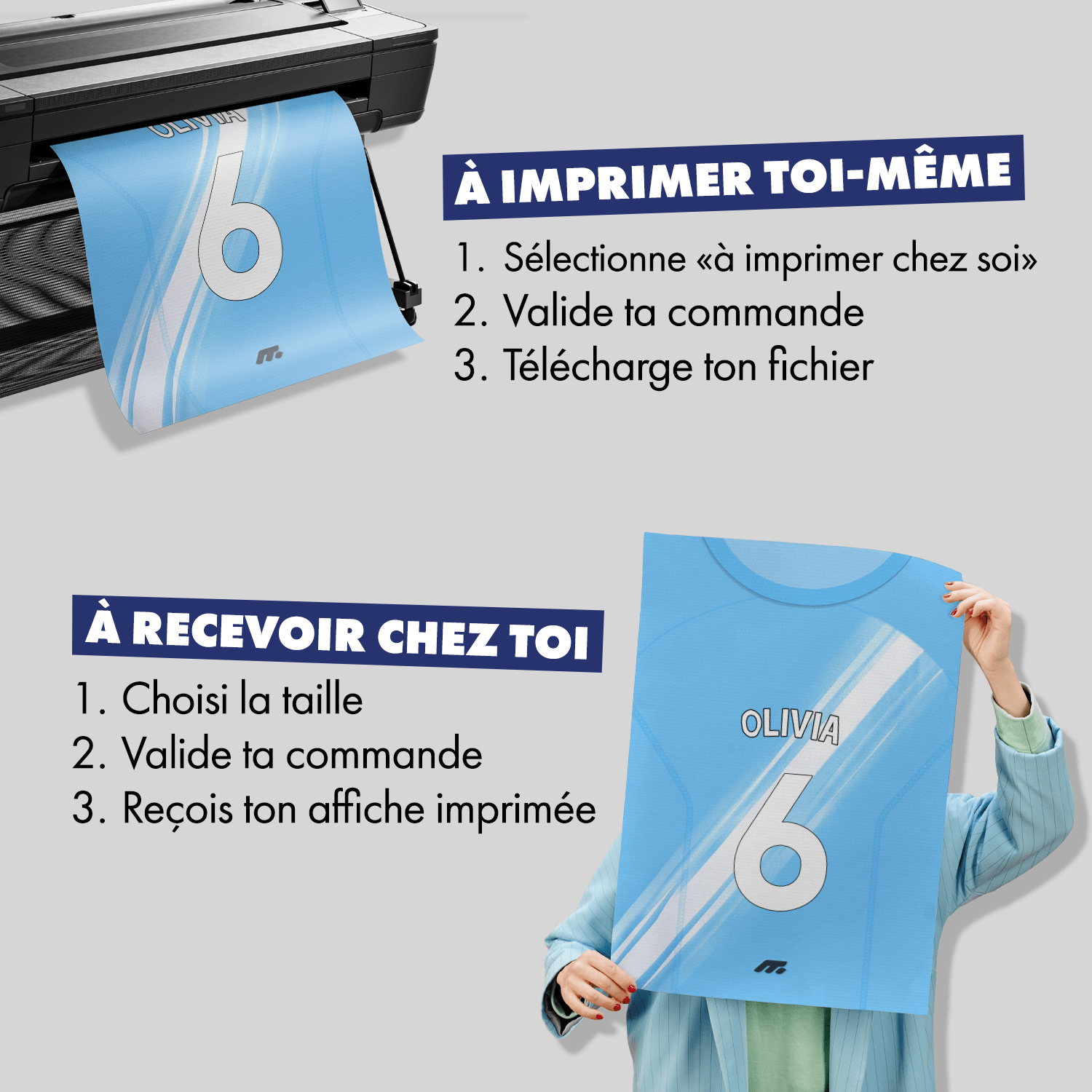 Affiche Manchester City football personnalisable à imprimer