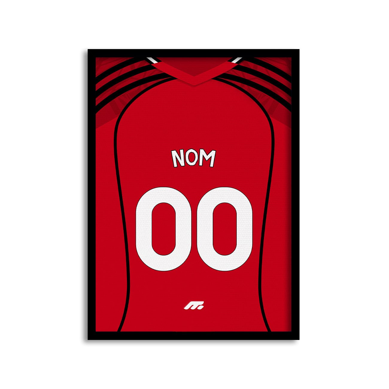 Affiche Manchester United football personnalisable à imprimer