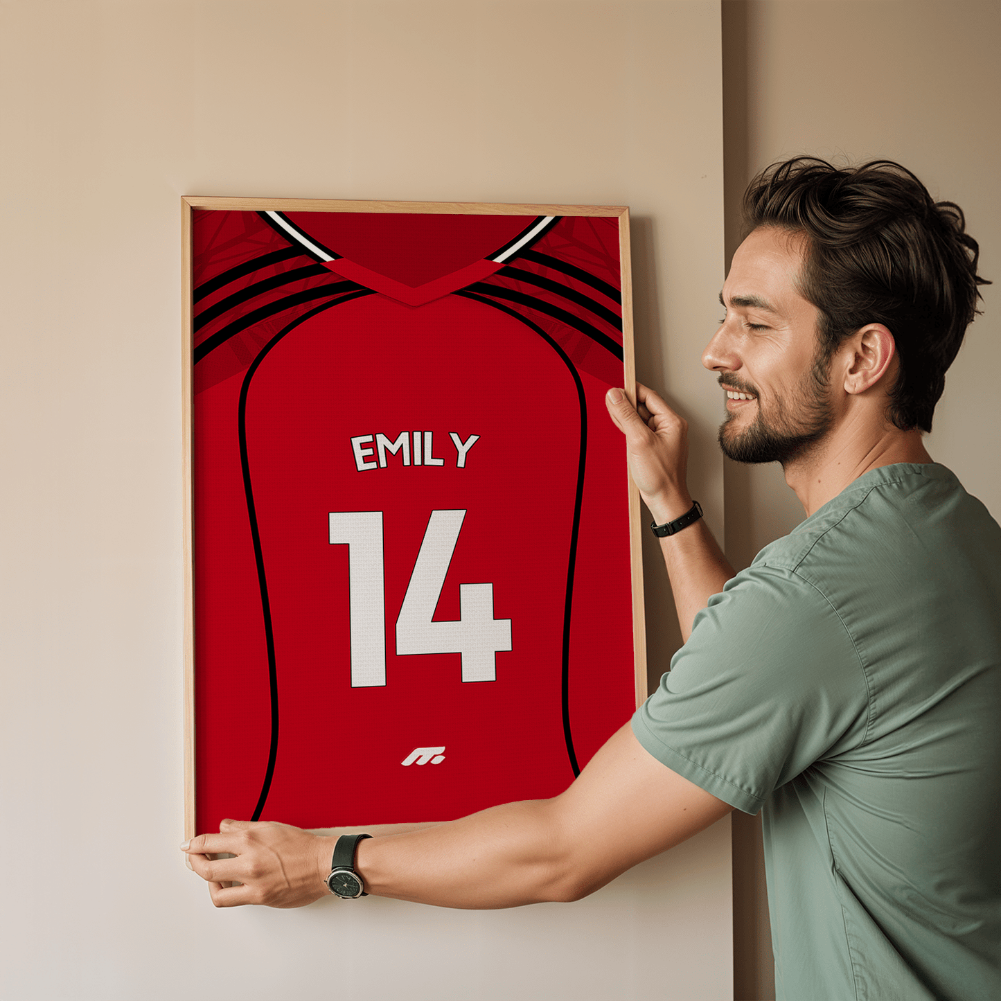 Affiche Manchester United football personnalisable à imprimer