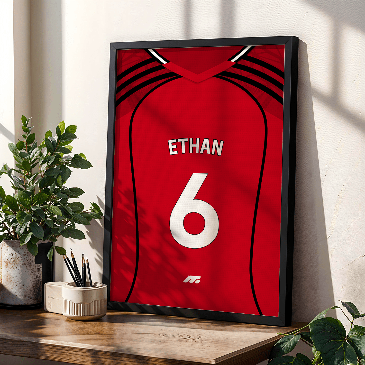 Affiche Manchester United football personnalisable à imprimer