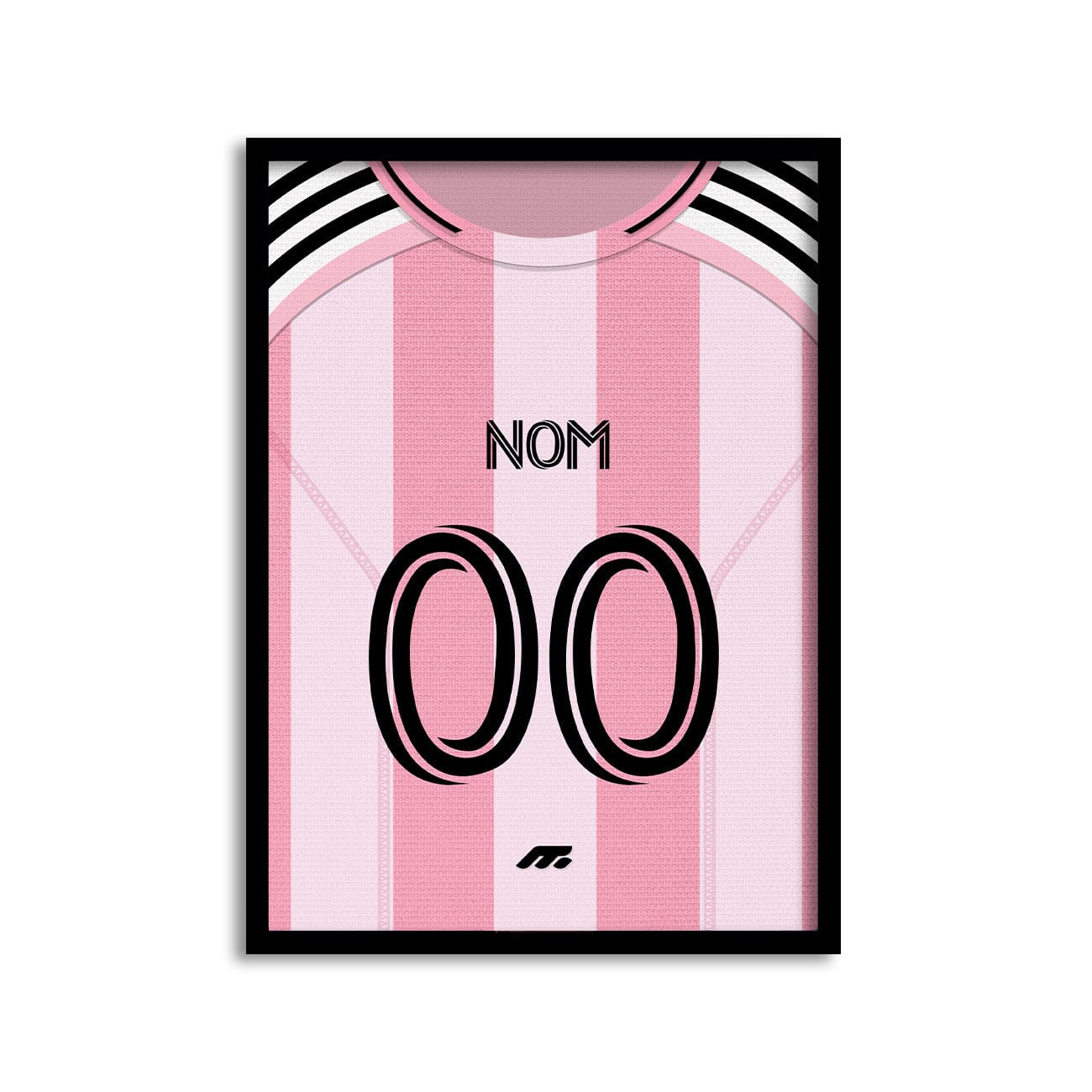 Affiche INTER MIAMI football personnalisable à imprimer