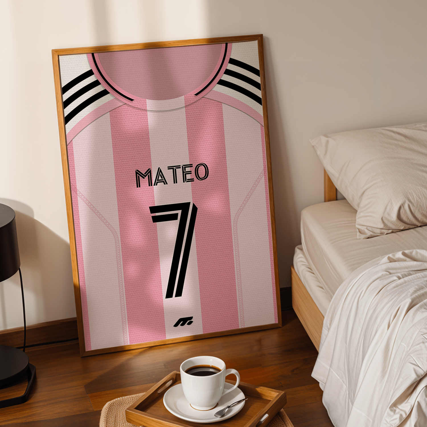 Affiche INTER MIAMI football personnalisable à imprimer