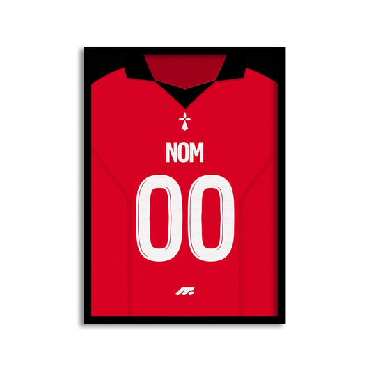 Affiche Stade Rennais football personnalisable à imprimer
