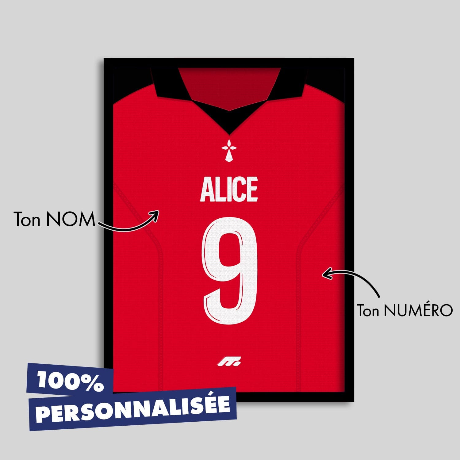 Affiche Stade Rennais football personnalisable à imprimer