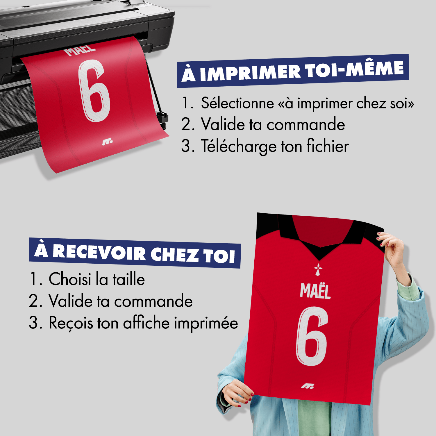 Affiche Stade Rennais football personnalisable à imprimer