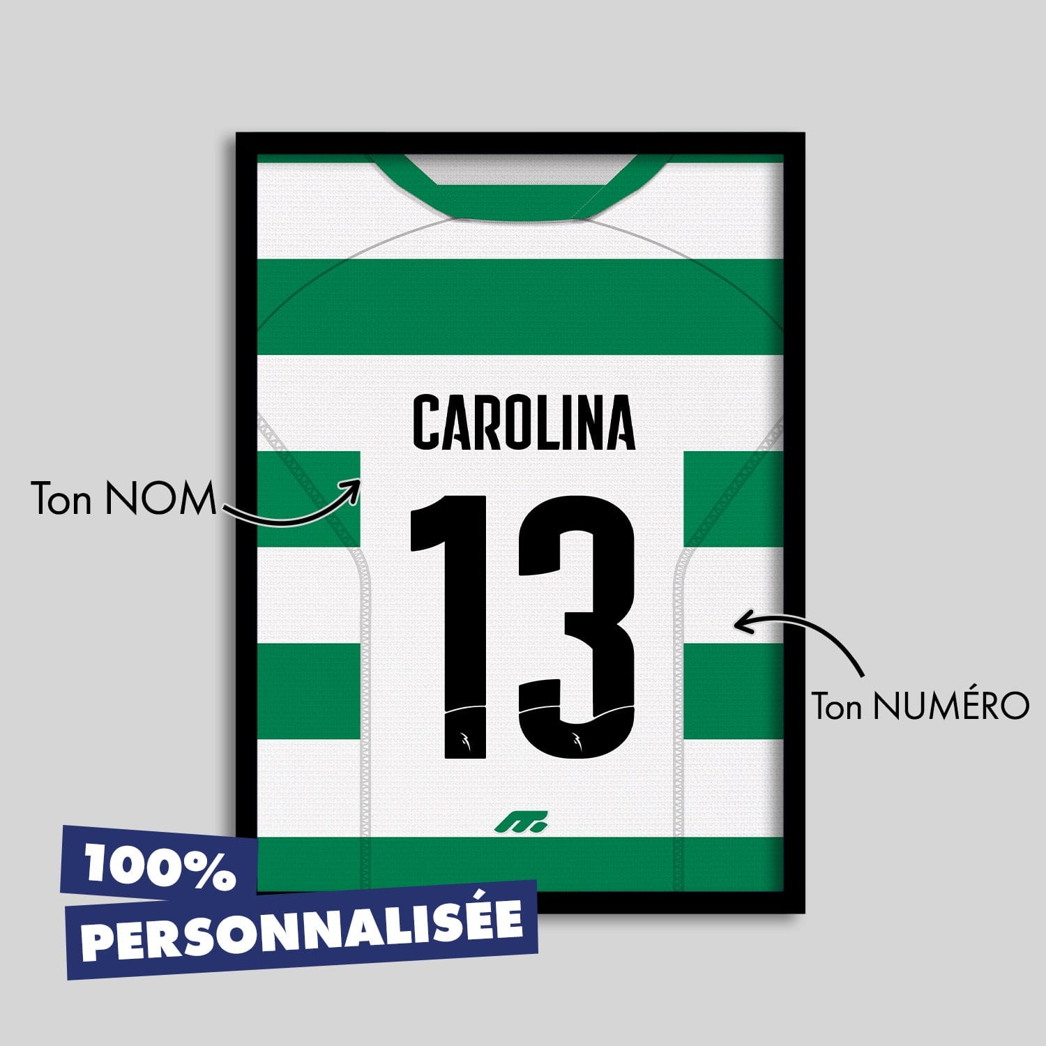 Affiche SPORTING PORTUGAL football personnalisable à imprimer