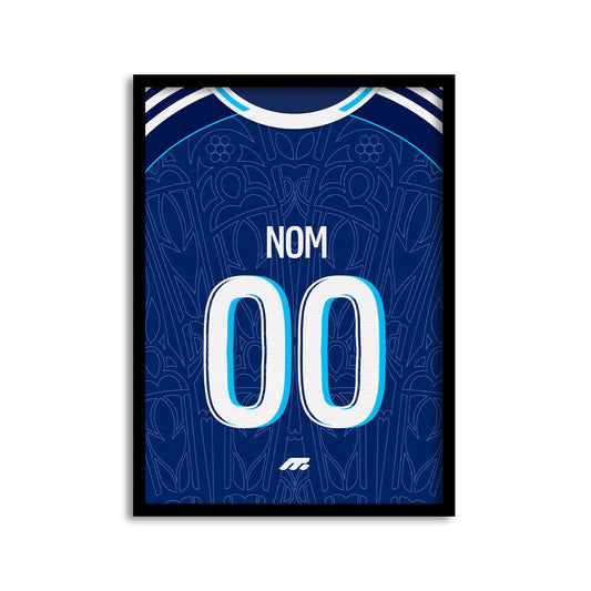 Affiche RC Strasbourg football personnalisable à imprimer