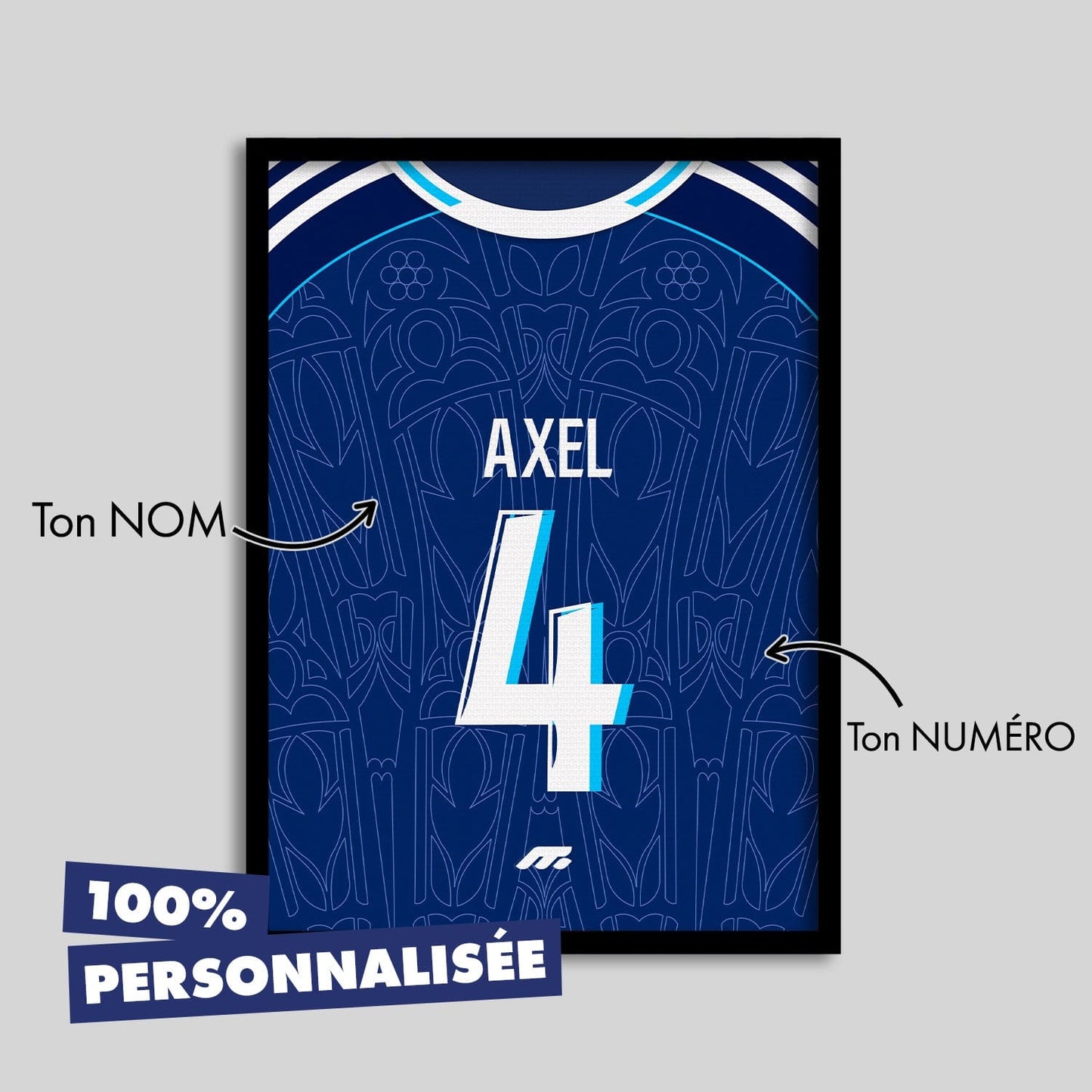 Affiche RC Strasbourg football personnalisable à imprimer