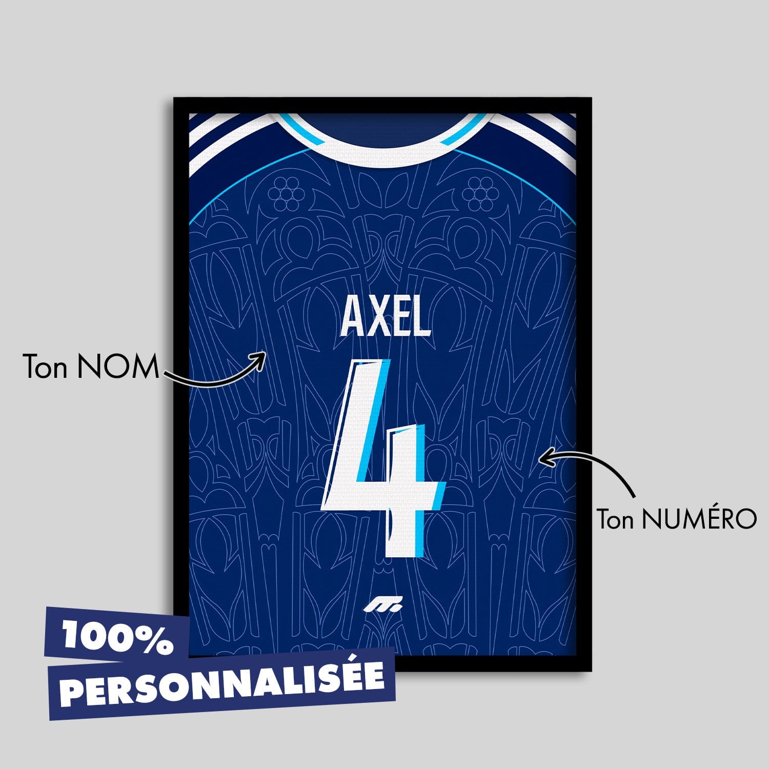 Affiche RC Strasbourg football personnalisable à imprimer