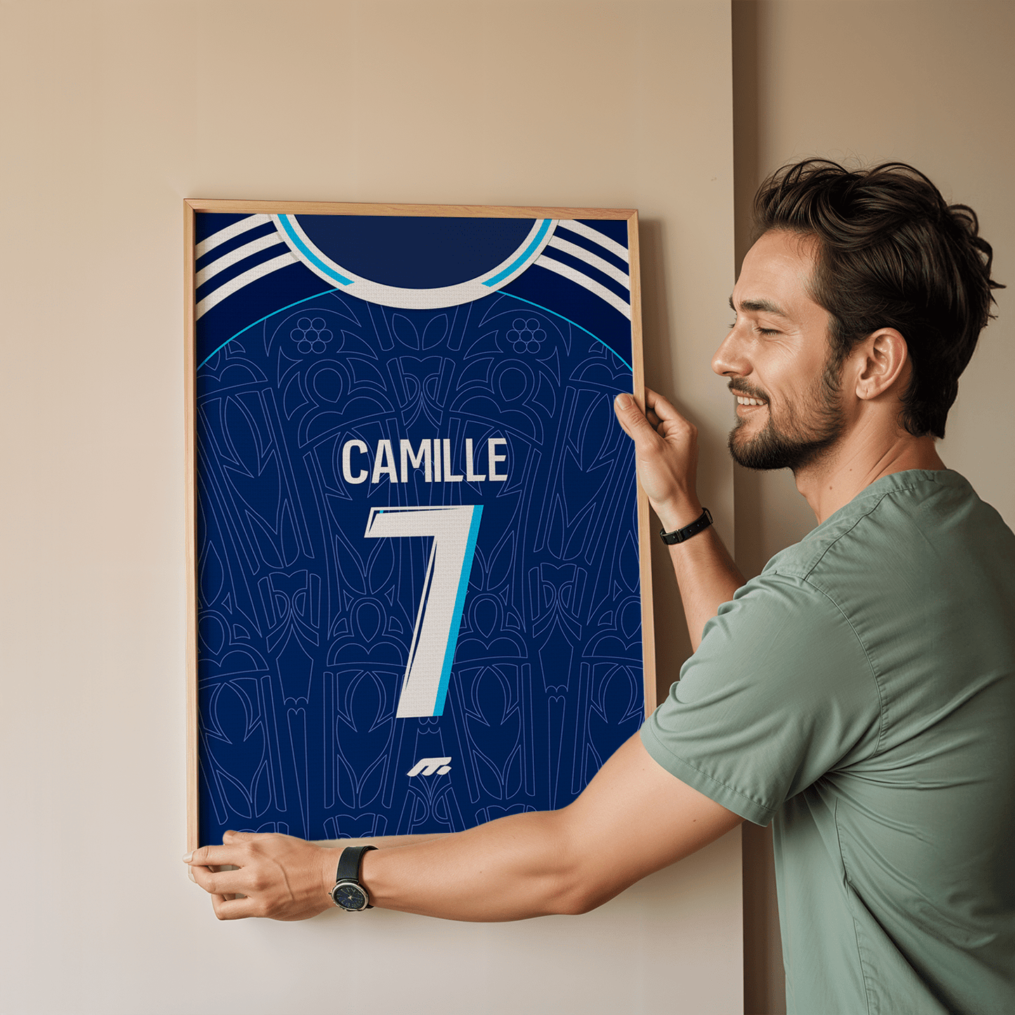 Affiche RC Strasbourg football personnalisable à imprimer