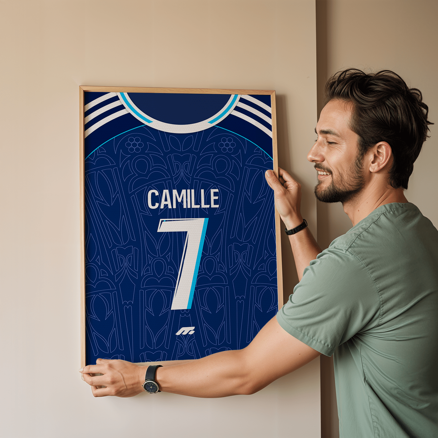 Affiche RC Strasbourg football personnalisable à imprimer