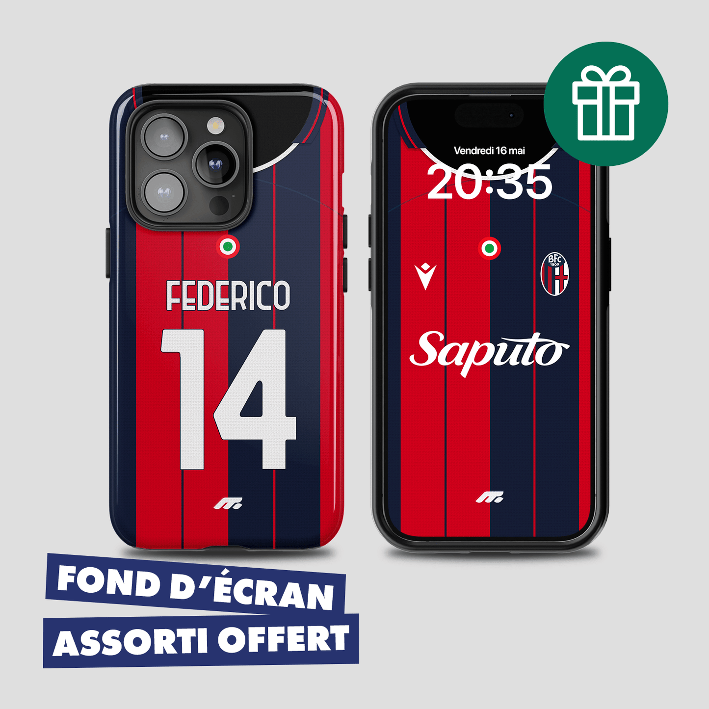 Coque de téléphone BOLOGNE personnalisable pour téléphone