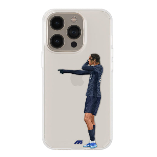 Coque Bradley Barcola de Football Paris Saint-Germain