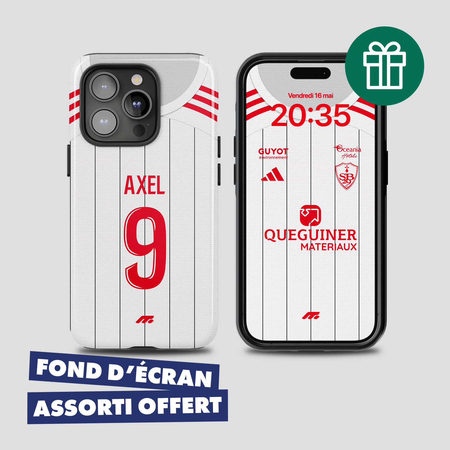 Coque de téléphone BREST personnalisable pour téléphone