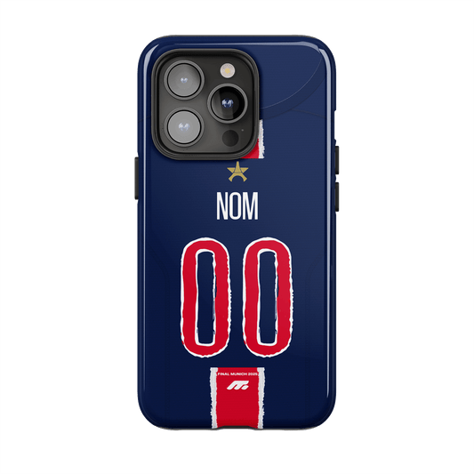 Coque PSG football personnalisable pour téléphone