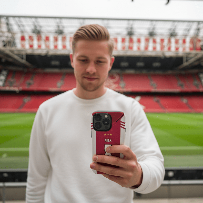Coque de téléphone Ajax personnalisé de football