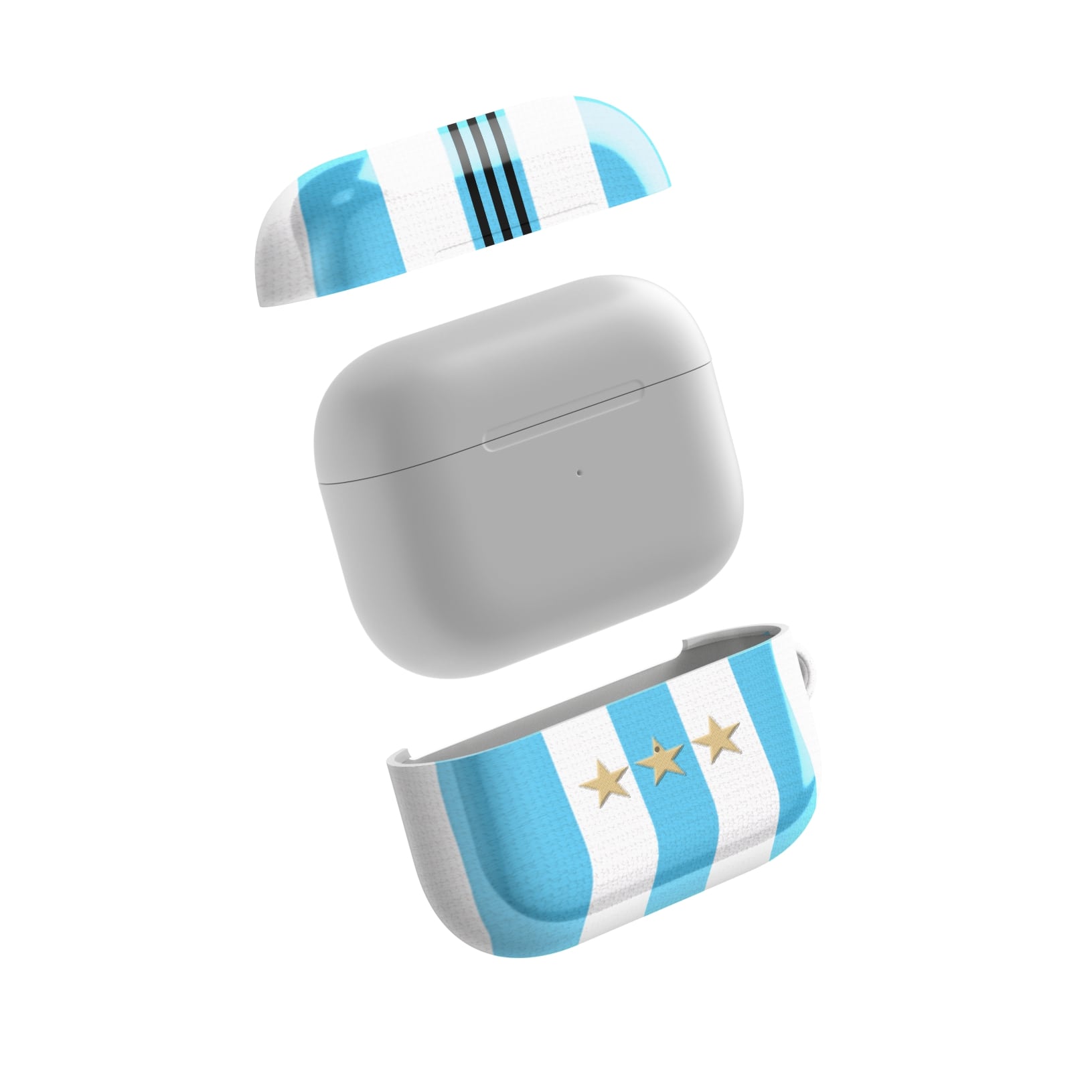 Coque pour AirPods & Samsung buds football Equipe d'Argentine