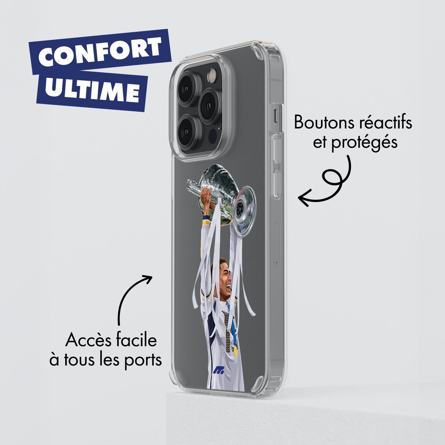 Coque Jude Bellingham de Football Real Madrid CF