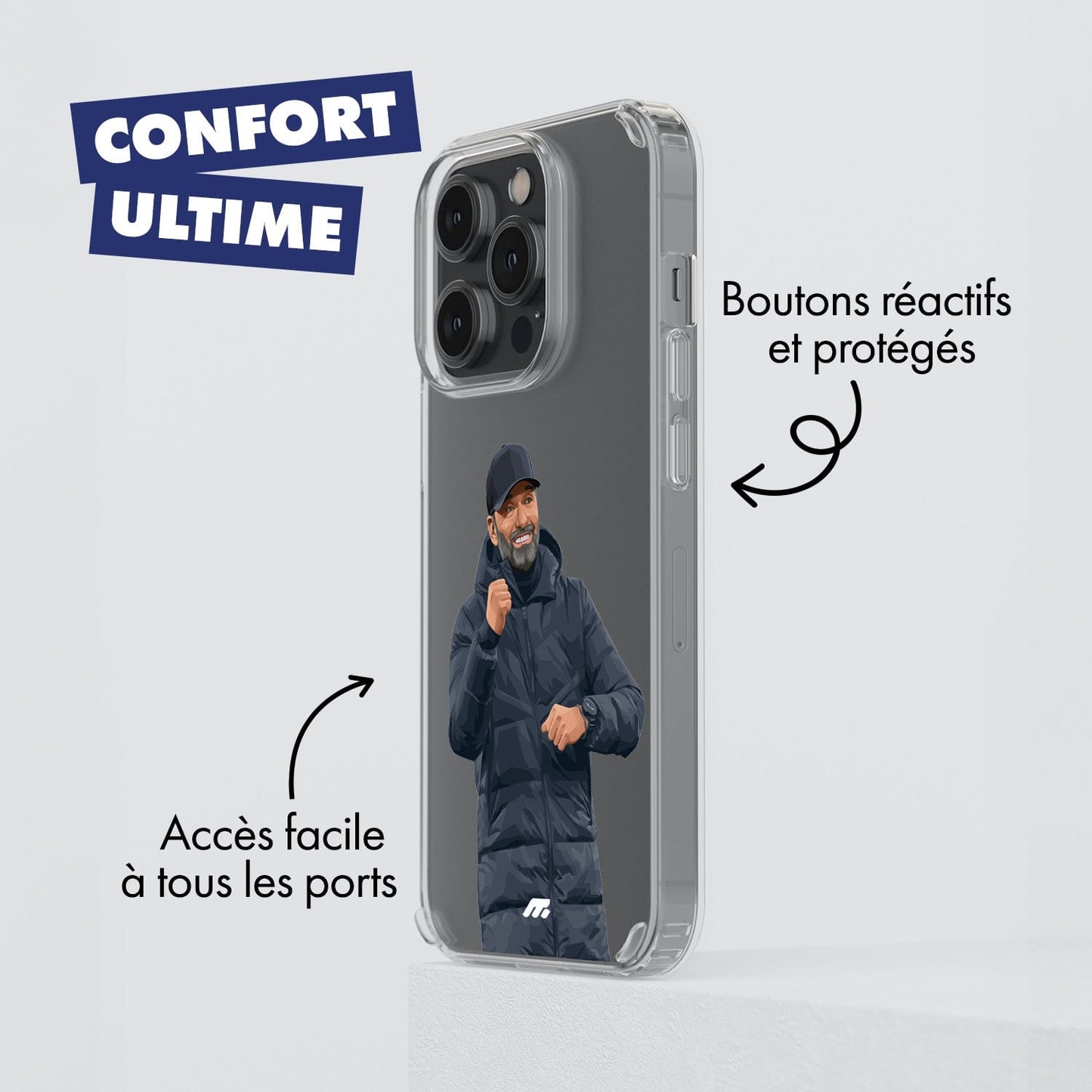 Coque Jürgen Klopp de Football Liverpool FC