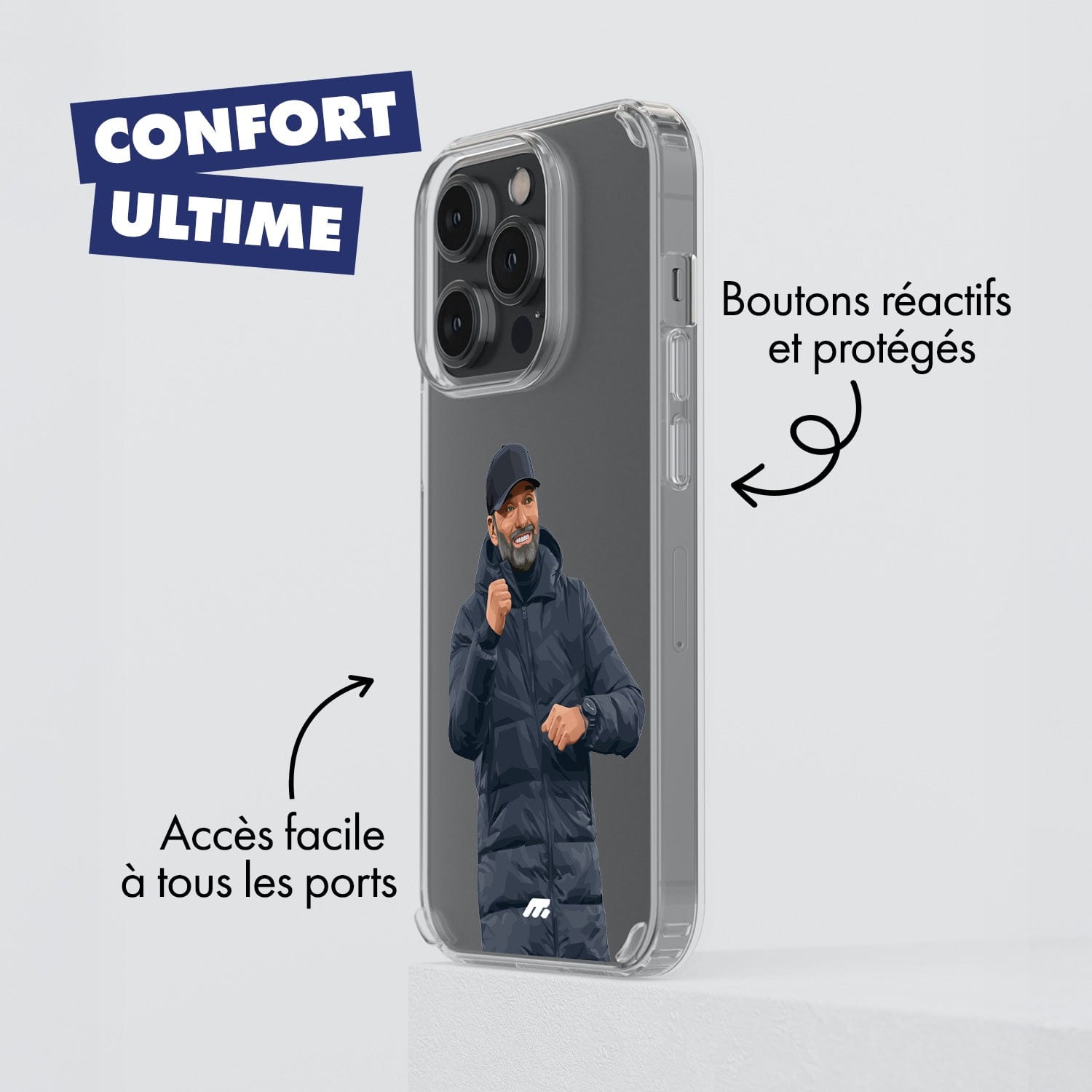 Coque  Jürgen Klopp de Football Liverpool FC