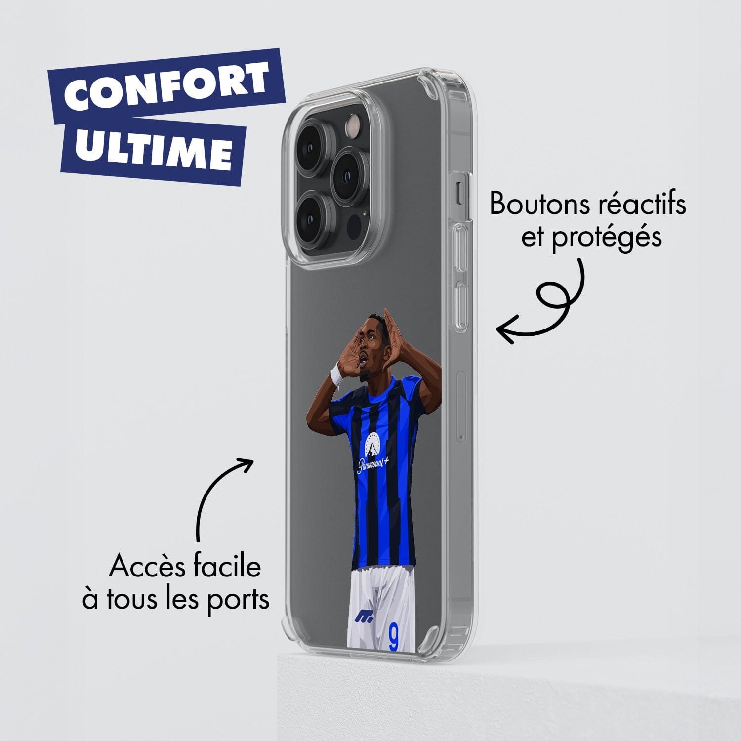 Coque Marcus Thuram de Football Internazionale Milano