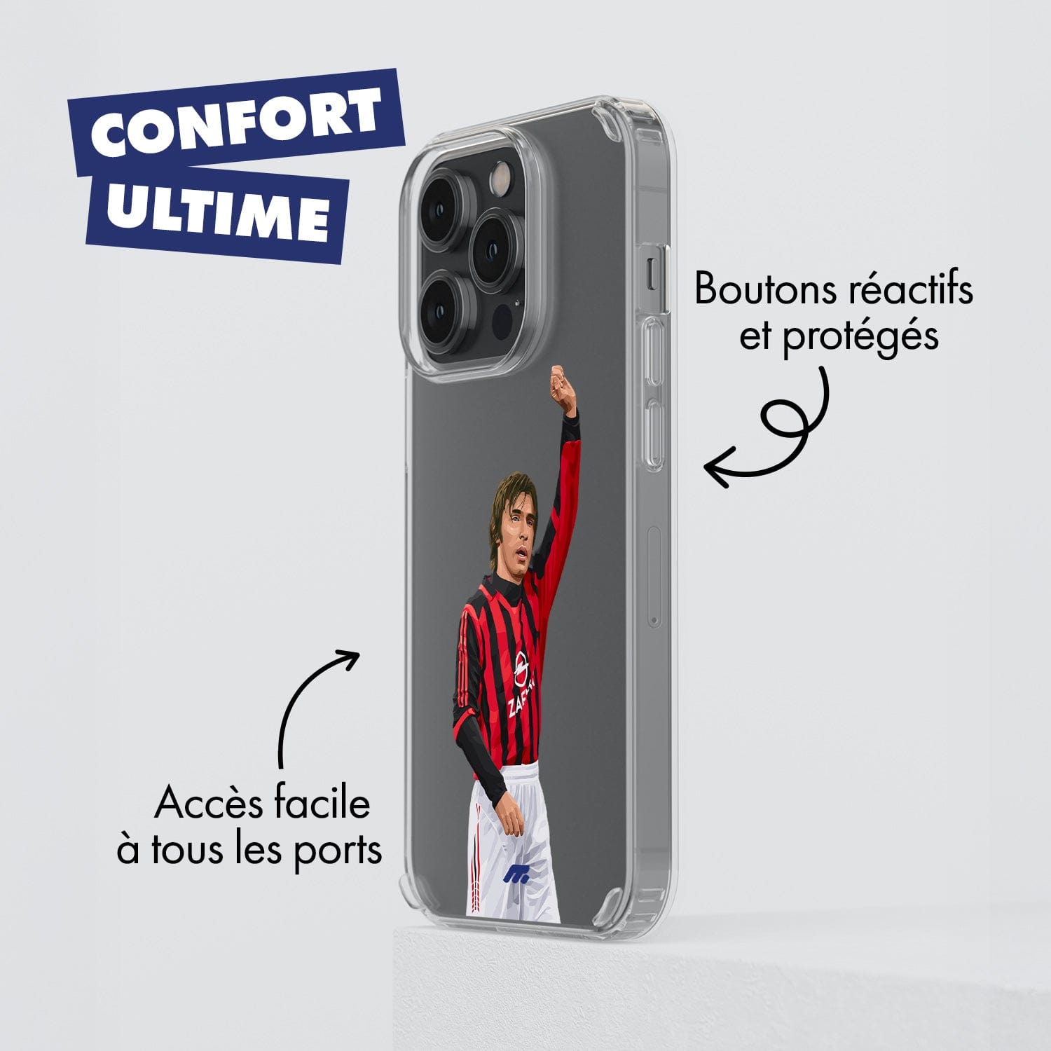 Coque Andréa Pirlo de Football AC Milano