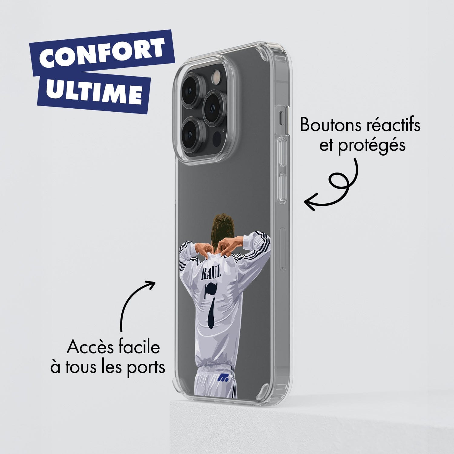 Coque Raùl Gonzalez de Football Real Madrid CF