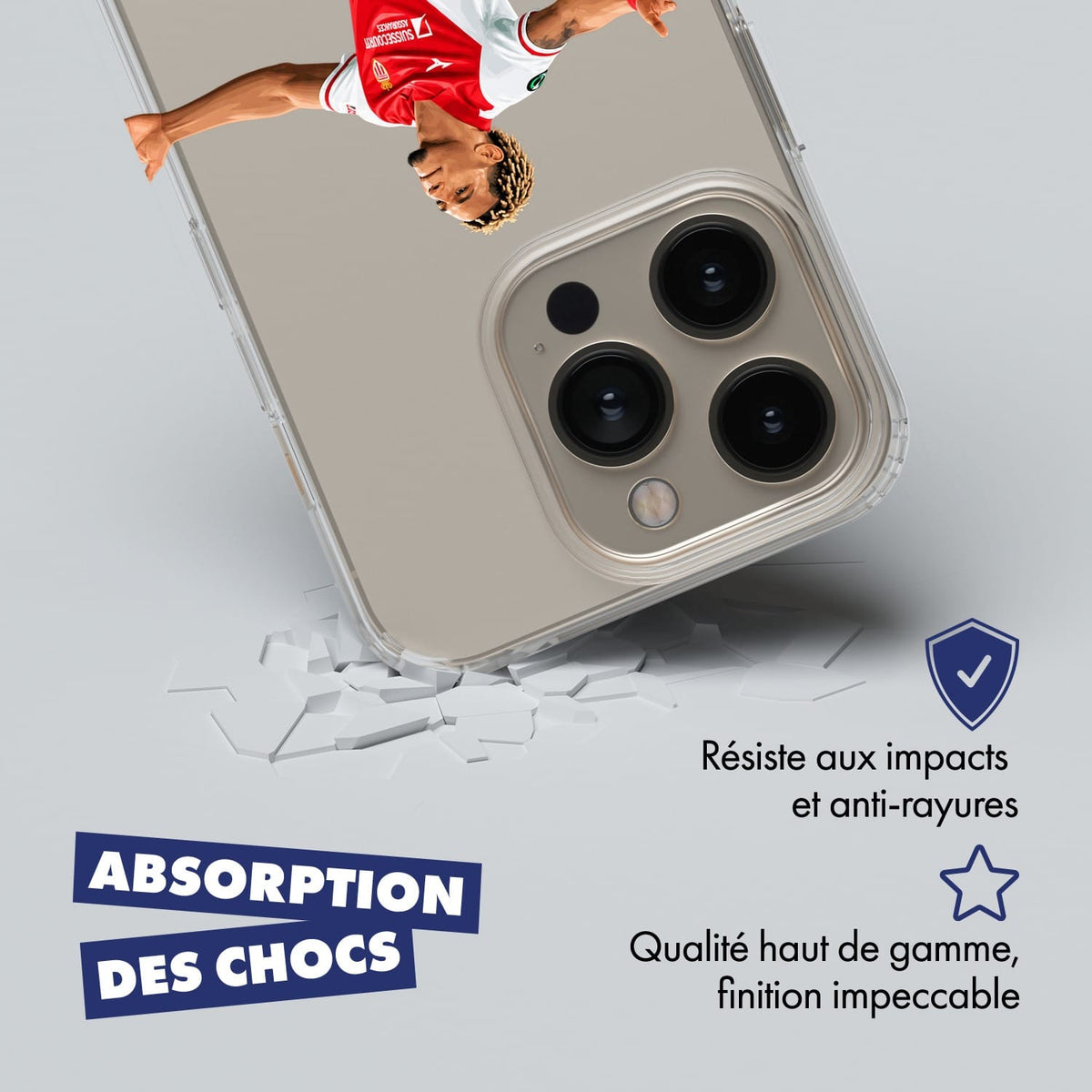DAGHE BRUNNER coque - PLAYERS-ANTI-CHOC-TRANSPARENT