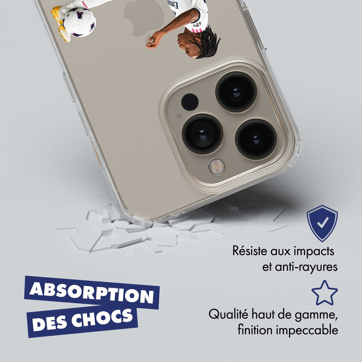 Coque de téléphone Désiré Doué Équipe de France,