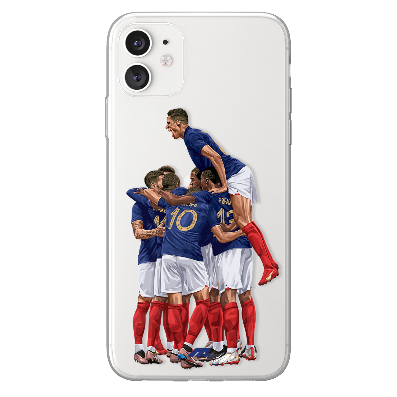 Coque Les Bleus de Football Equipe de France