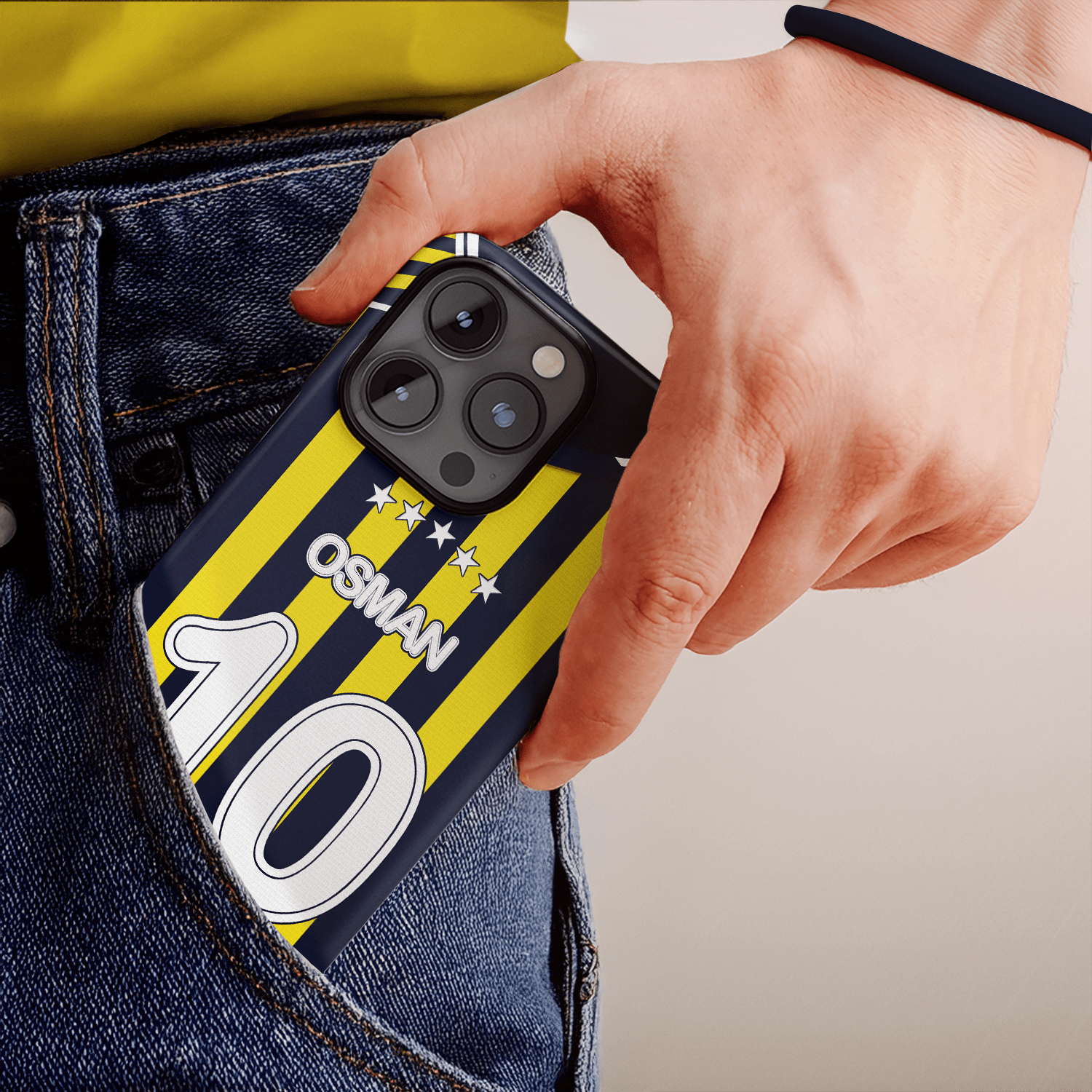 Coque Fenerbahce football personnalisable pour téléphone - iPhone, Samsung, Google, Xiaomi, Oppo
